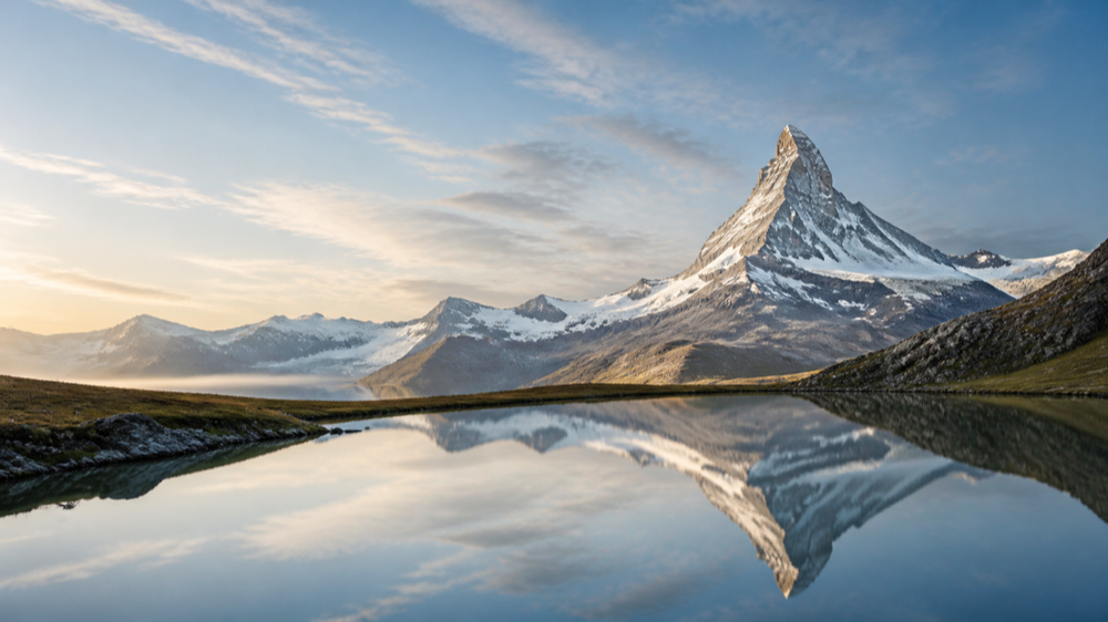 Matterhorn mit Bergsee
